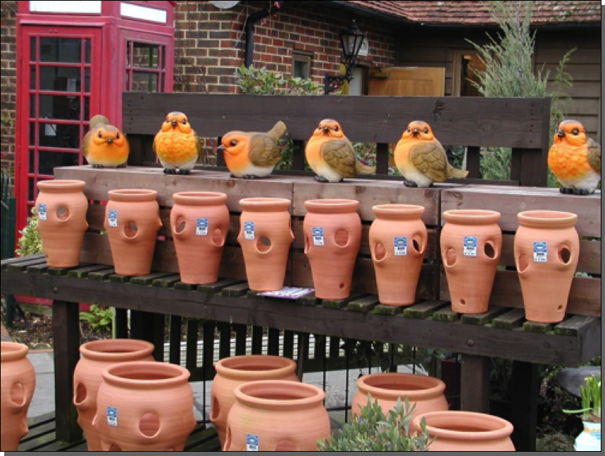 Repro bushel boxes used for display

